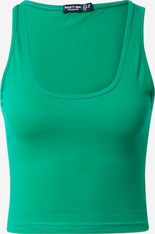 Nasty Gal Top in Groen: voorkant