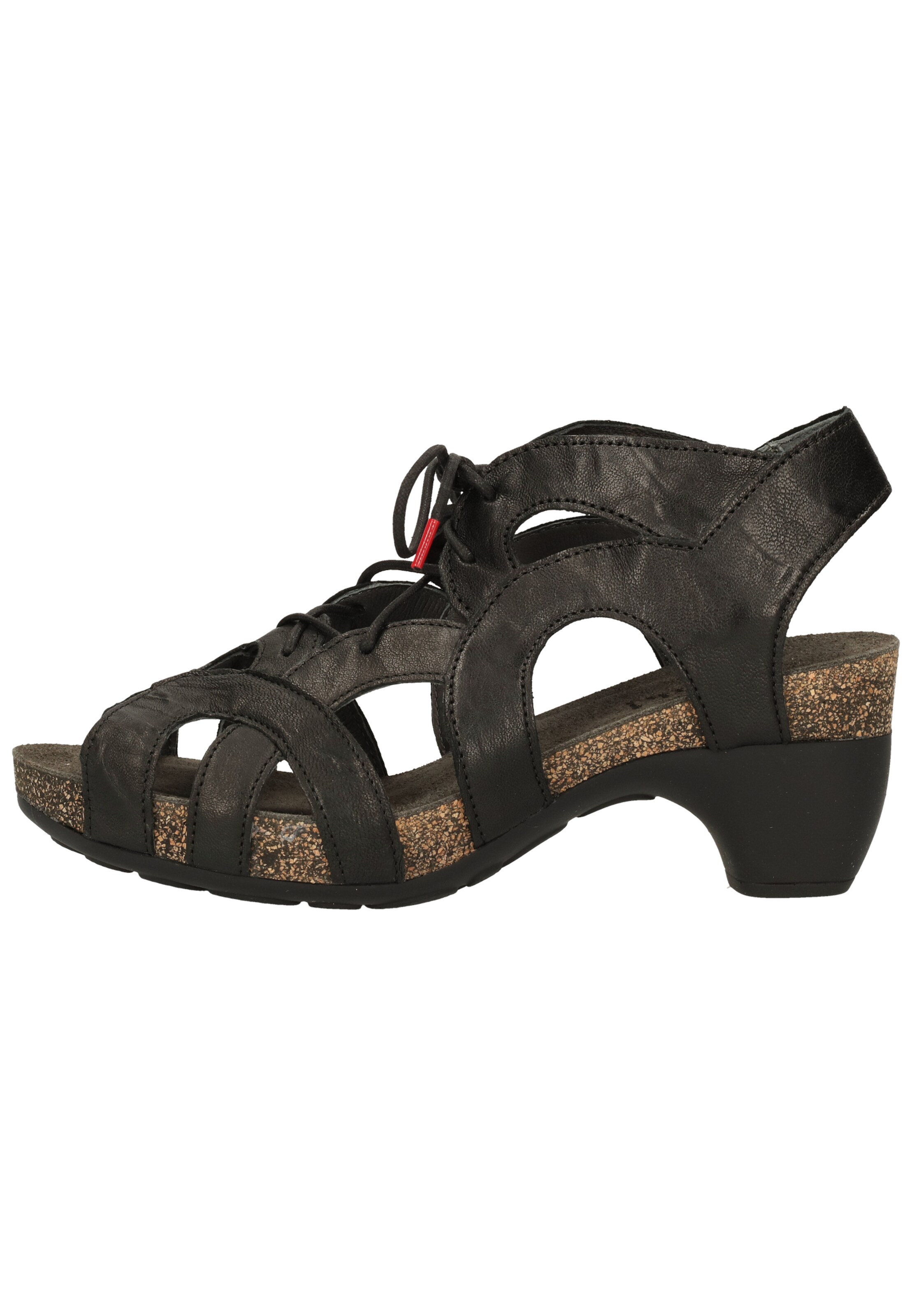 THINK! Sandale 'Traudi' in Schwarz