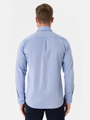 Jacey Quinn Regular fit Button Up Shirt in Blue