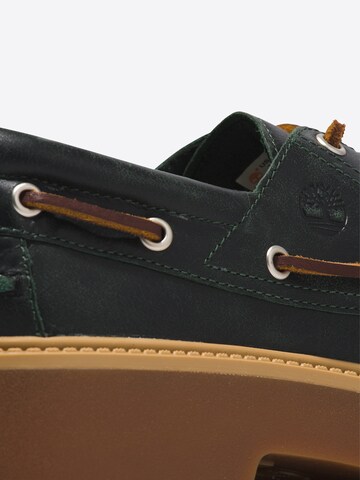 TIMBERLAND Šněrovací boty 'Stone Street 3 Eye Boat' – zelená