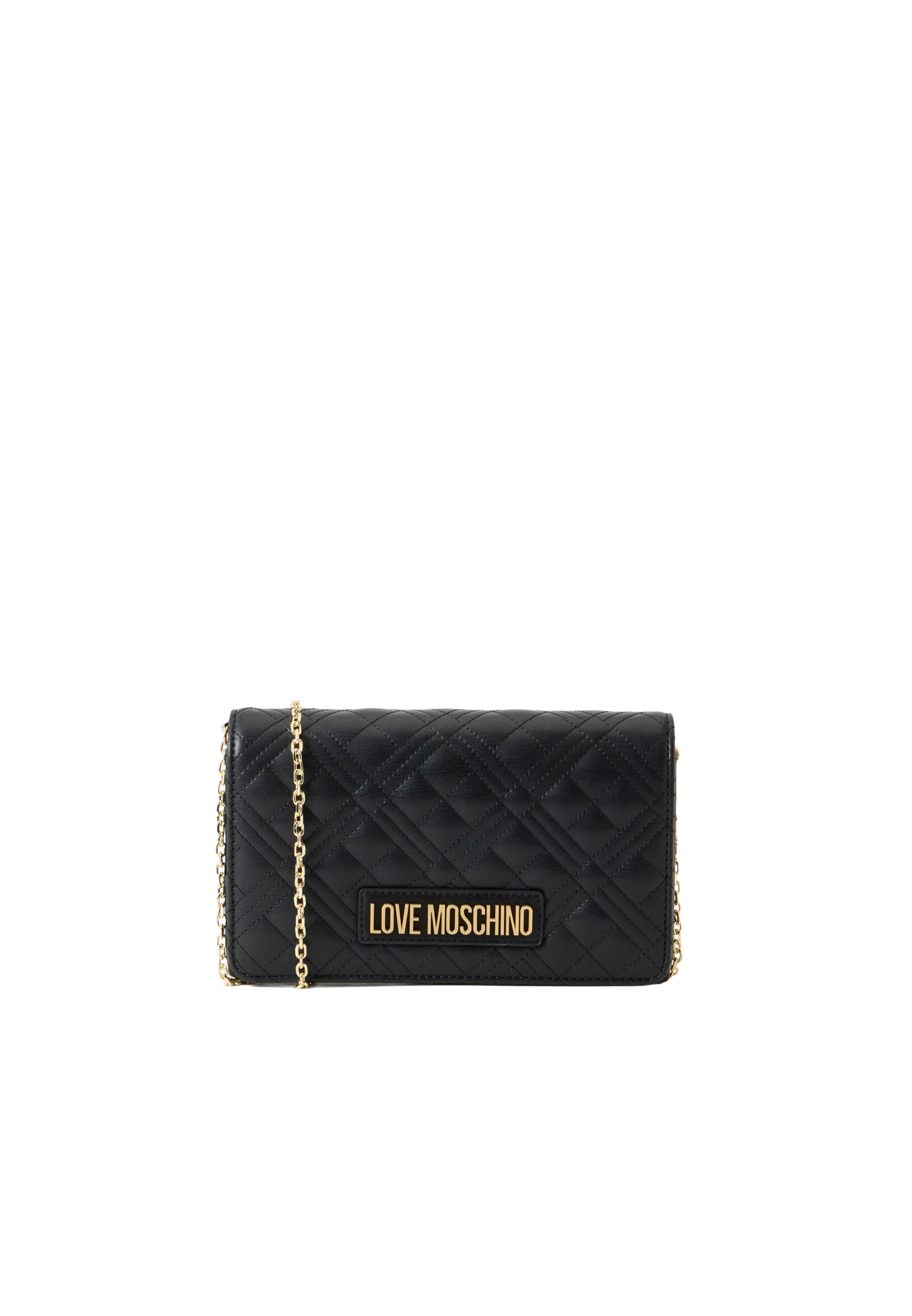 Love Moschino Чанта с презрамки в черно: отпред
