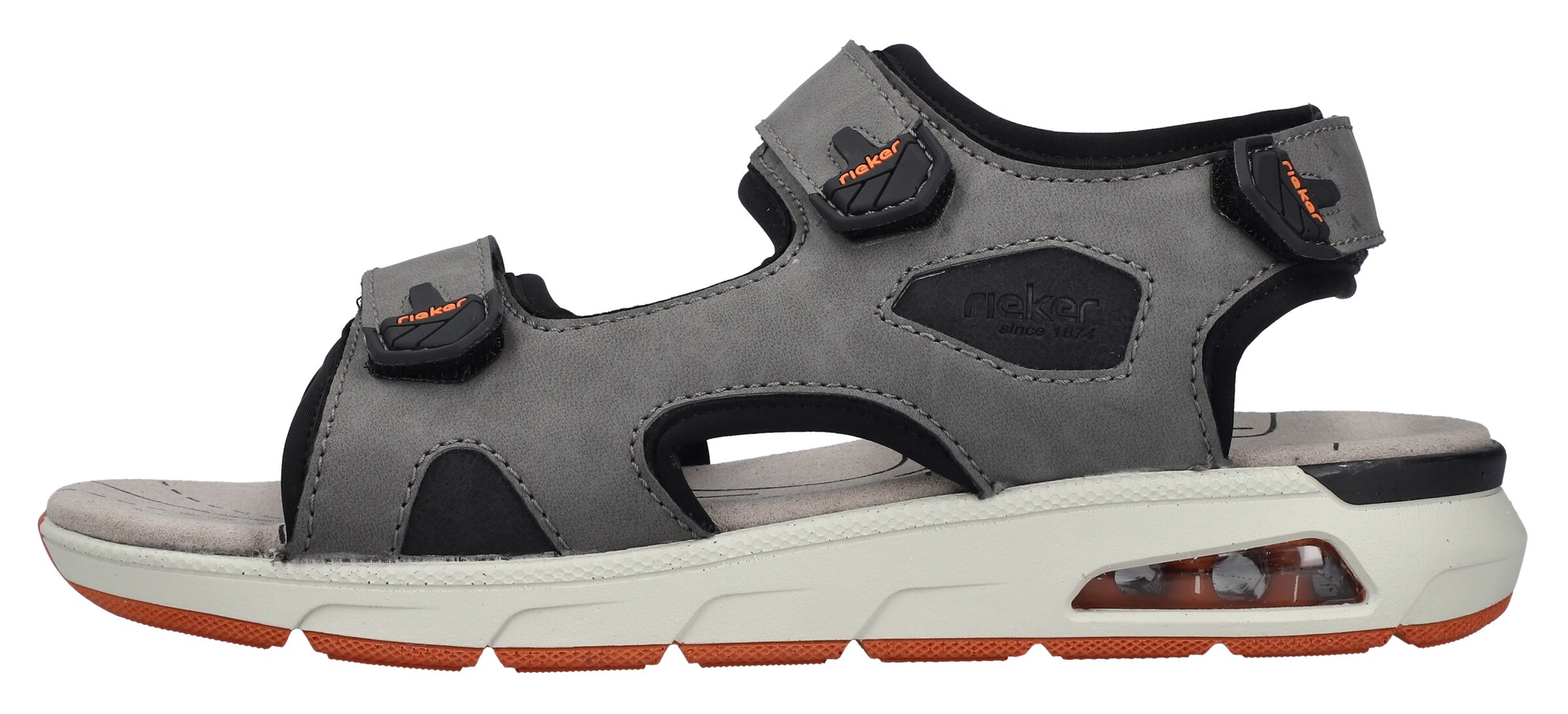Rieker Hiking Sandals in Grey