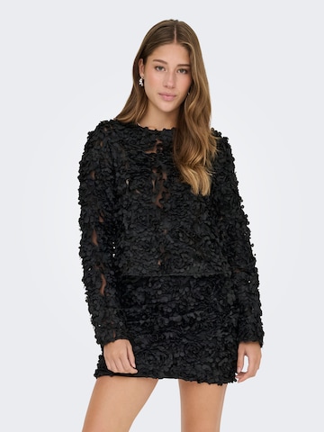 ONLY Bluse 'ROSEBLOOM' in Schwarz: Vorderseite