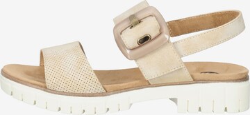 Bama Strap Sandals in Beige