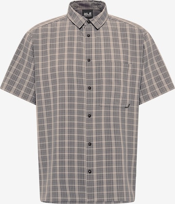 JACK WOLFSKIN Funktionshemd 'Meseta' in Grau: Vorderseite