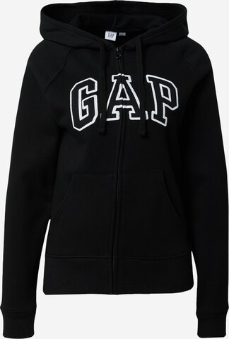 Veste de survêtement GAP en noir : devant