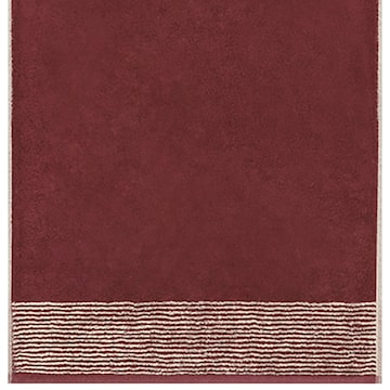 Serviette Cawö en rouge