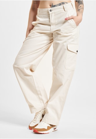 DICKIES - Regular Calças cargo em branco: frente