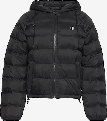 Calvin Klein Jeans Демисезонная куртка в Черный: спереди