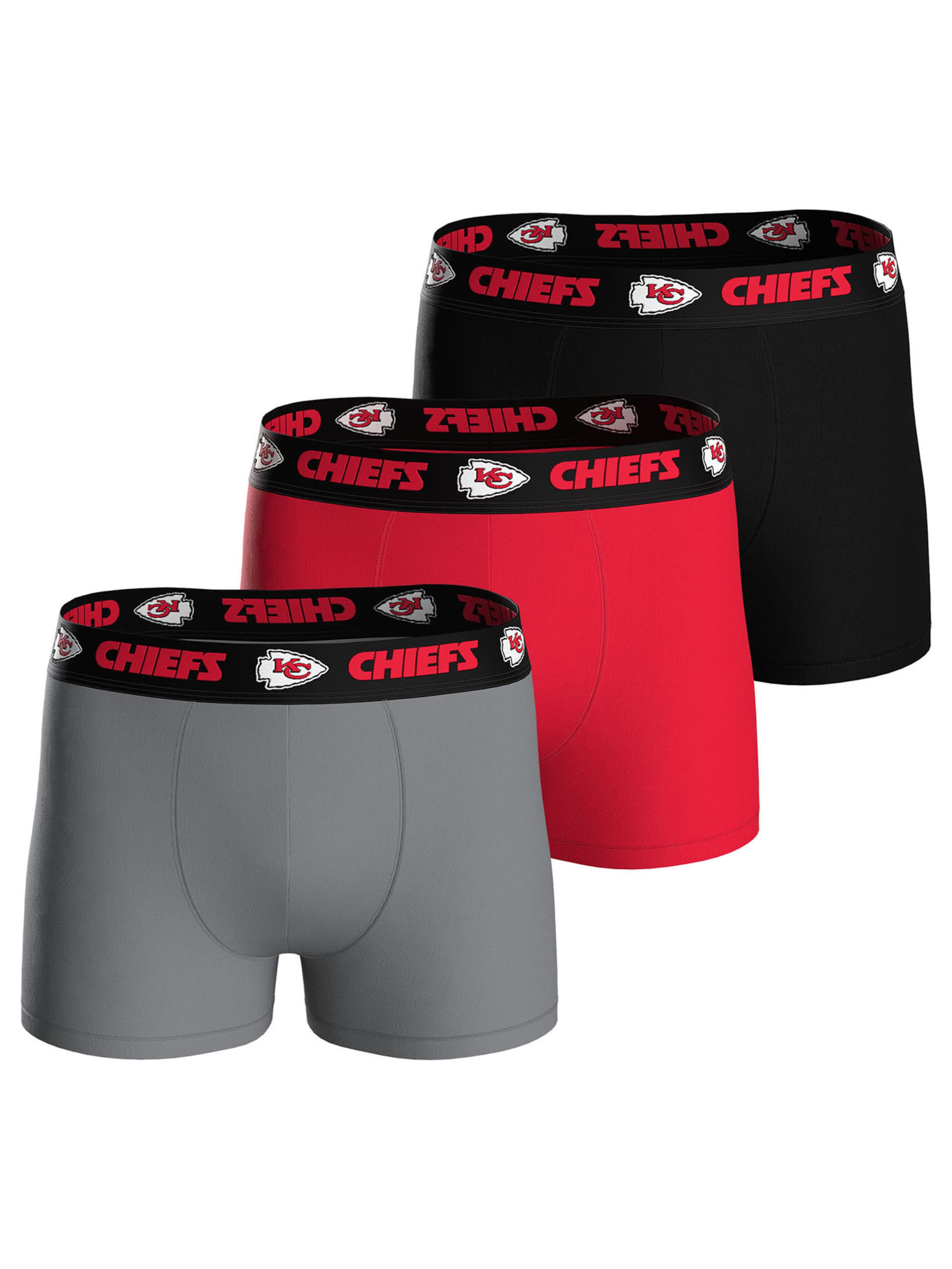 Huddle Boxershorts 'Kansas City Chiefs' in Mischfarben: Vorderseite