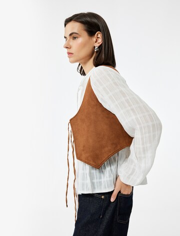 Koton Vest in Brown