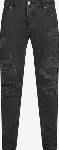 2Y Premium Slimfit Jeans in Zwart: voorkant