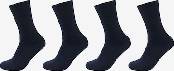 camano Socken in Blau: Vorderseite