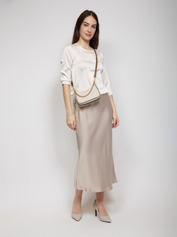 Borsa a tracolla di Michael Kors in beige: frontale