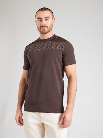 Karl Lagerfeld Póló - barna: elől