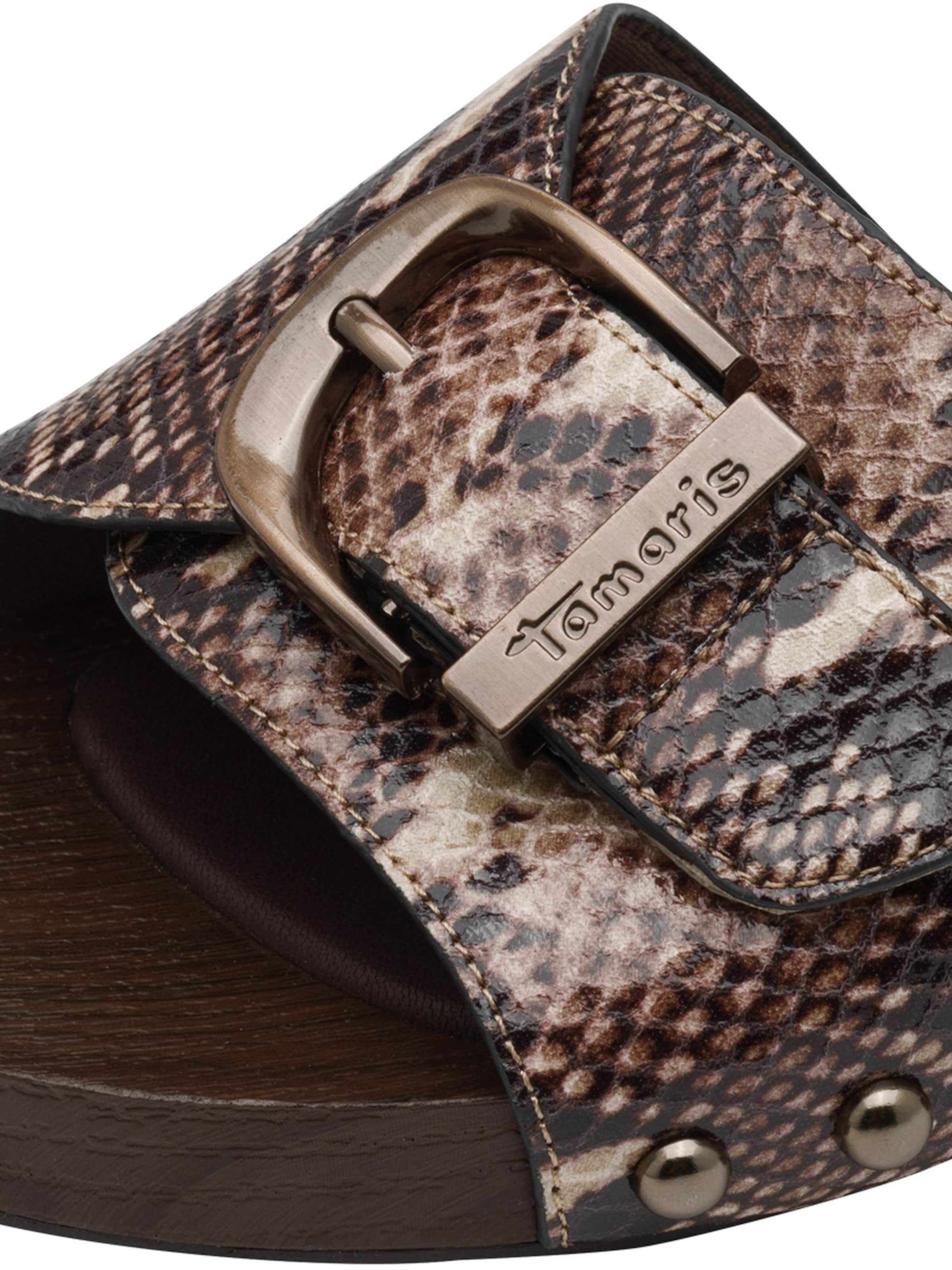 Tamaris Pantolette in Braun