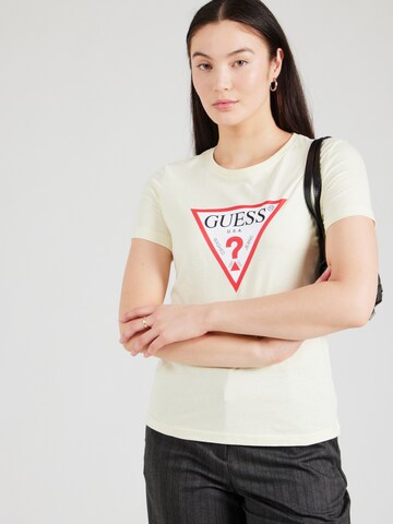 Maglietta di GUESS in beige: frontale