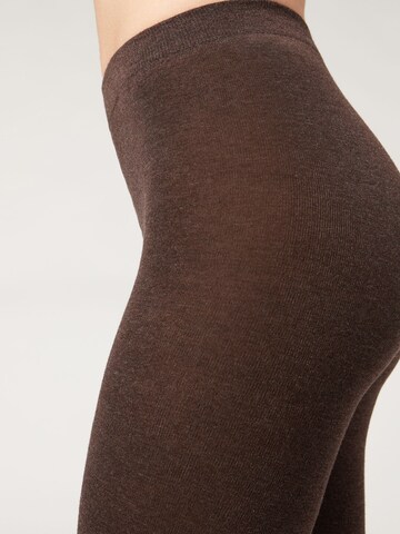 CALZEDONIA Strumpfhose 'thermo' in Braun: Vorderseite