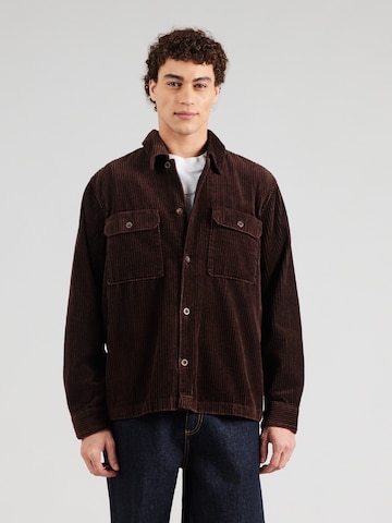 GAP Regular Fit Jacke in Braun: Vorderseite