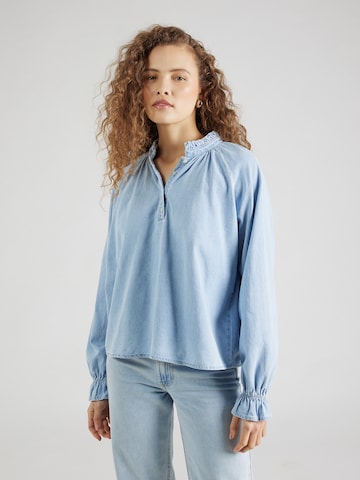 VERO MODA Blouse 'MAEVE' in Blauw: voorkant