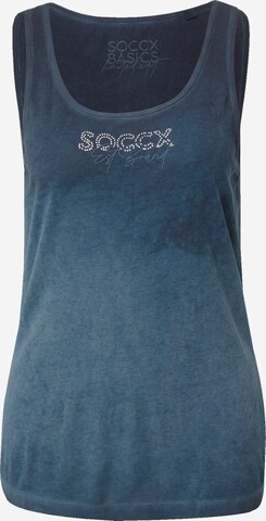 Soccx Top 'Ta:mi' in Blauw: voorkant