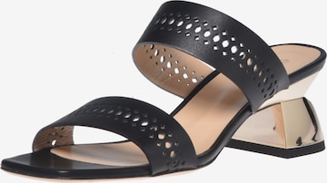 Baldinini Mules in Black: front