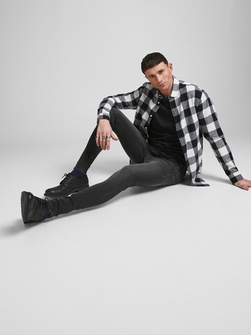 JACK & JONES Skinny Jeansy 'Tom' w kolorze czarny