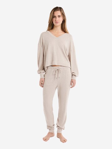 ETAM Pajama Shirt 'Javier' in Brown