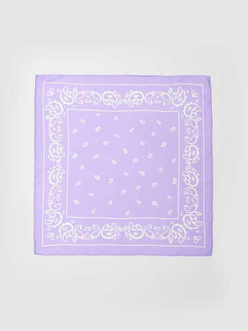 Foulard 'Lyca' EDITED en violet : devant