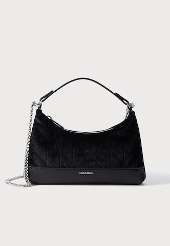 Borsa a spalla di Calvin Klein in nero: frontale
