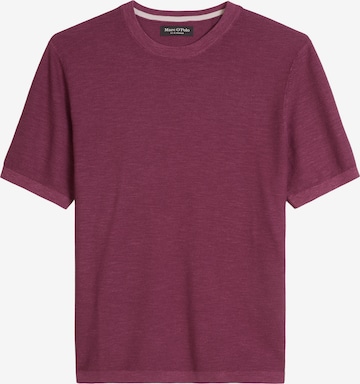 T-Shirt Marc O'Polo en rouge : devant