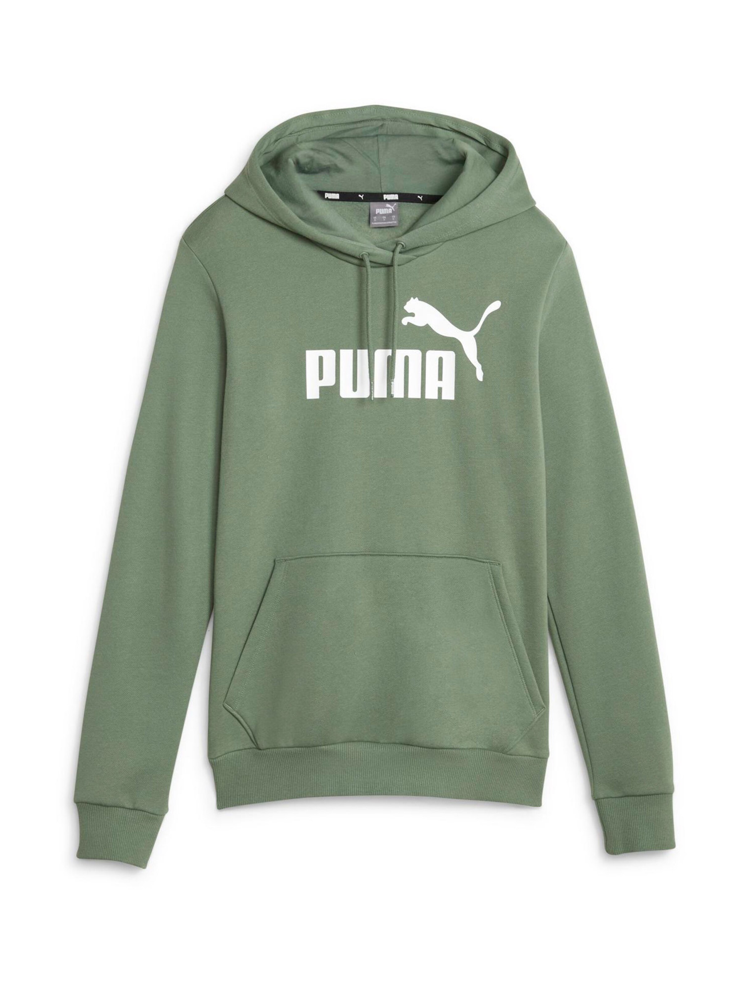 PUMA Athletic Sweatshirt Essentials in Emerald ABOUT YOU