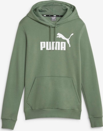 PUMA Athletic Sweatshirt 'Essentials' in Green: front