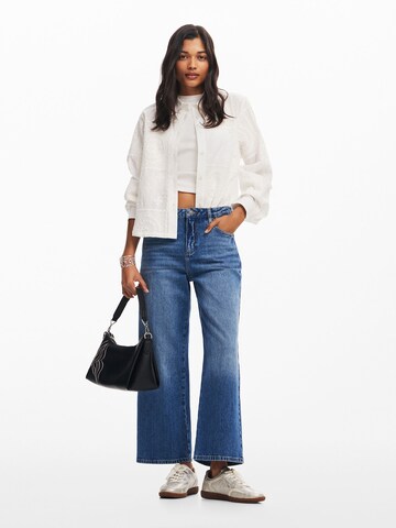 Wide Leg Jean Desigual en bleu