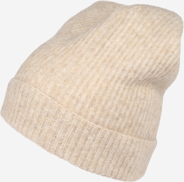 Guido Maria Kretschmer Women Beanie 'Robin' in Beige: front