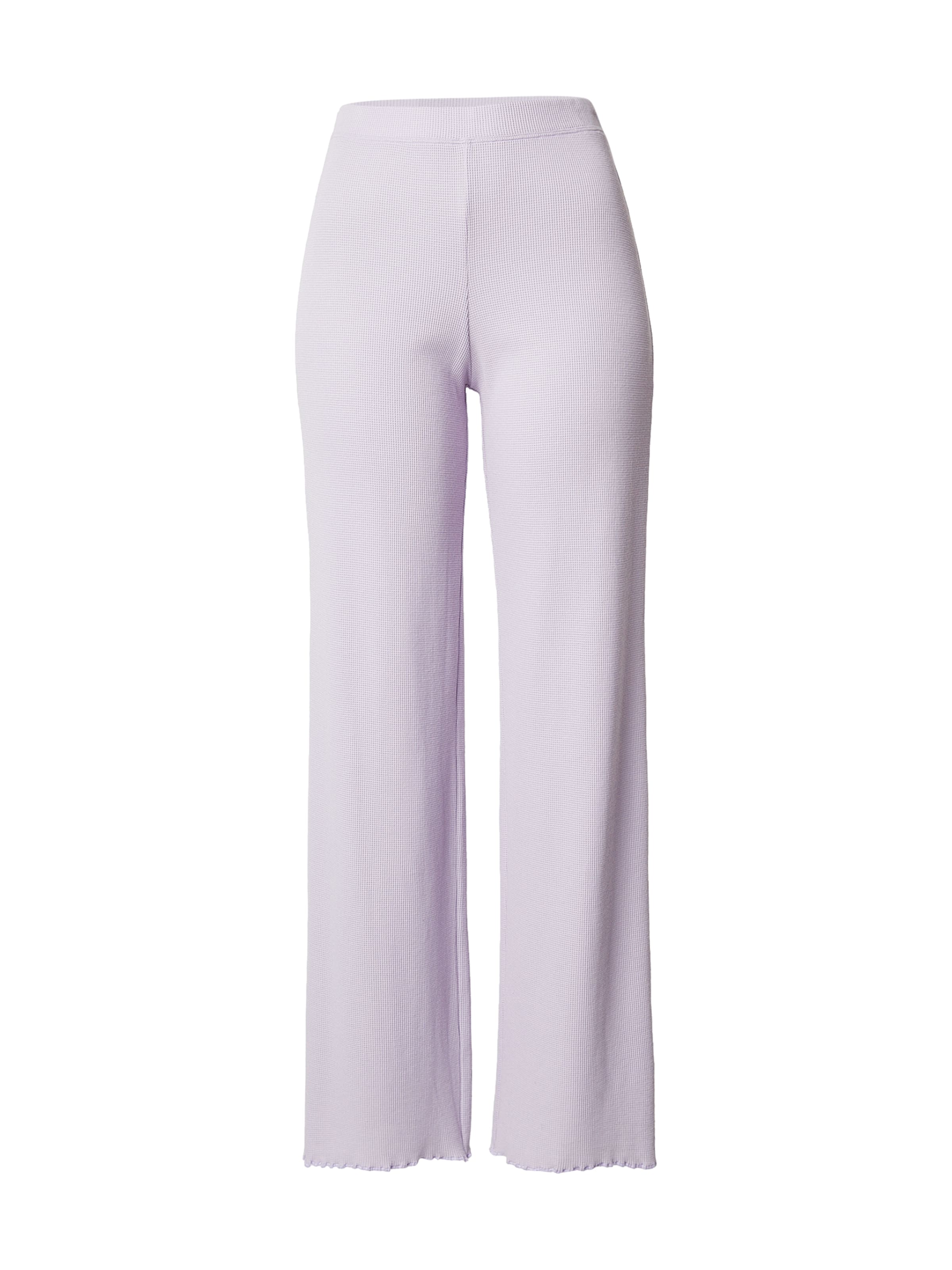 BOSS Pyžamové kalhoty – fialová: přední strana