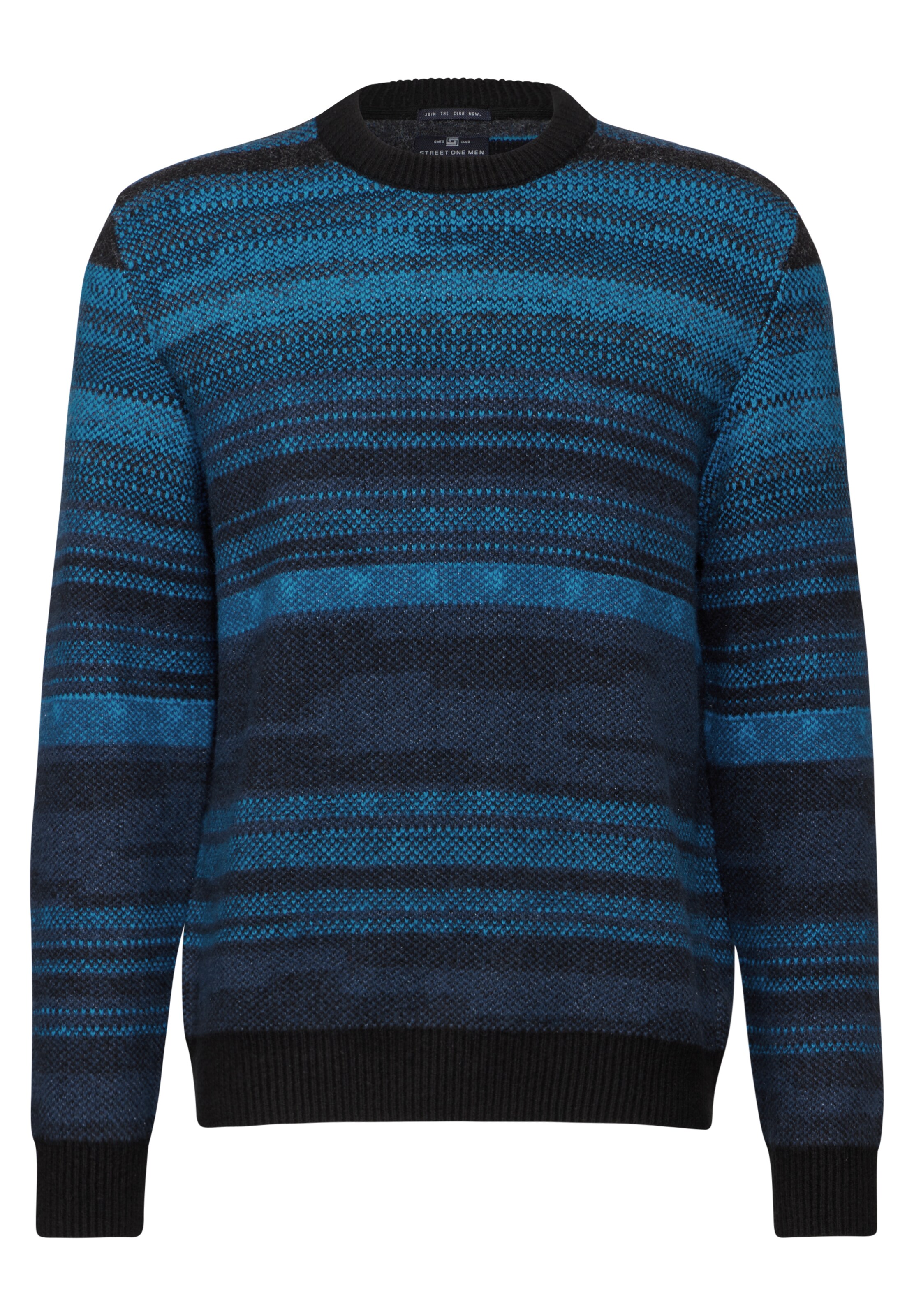 Street One MEN Pullover in Schwarz: Vorderseite