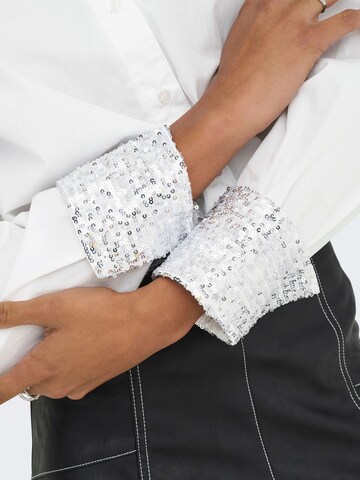 Chemisier 'ONLPANAMA' ONLY en blanc