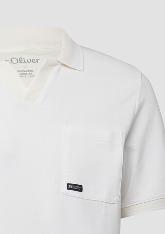 T-Shirt s.Oliver en blanc