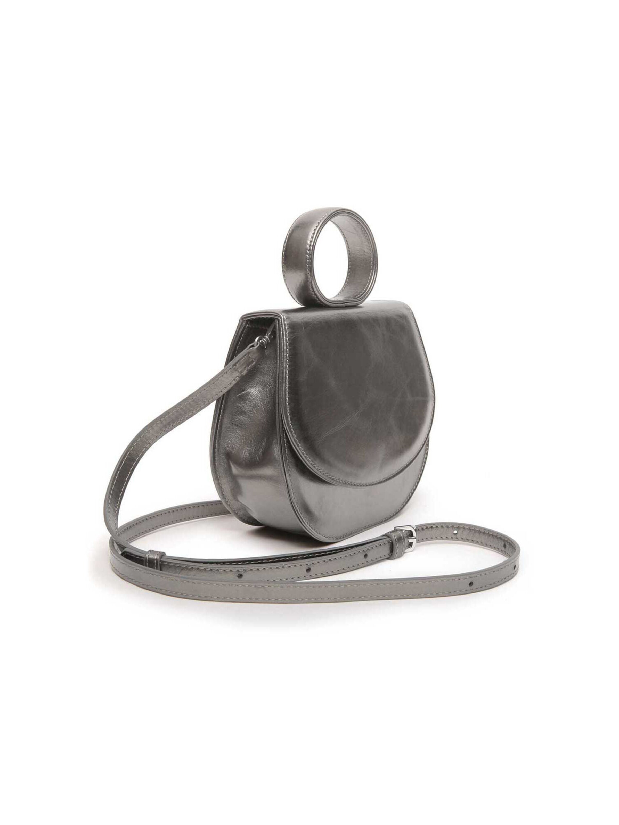 Gretchen Handbag 'Ebony' in Silver