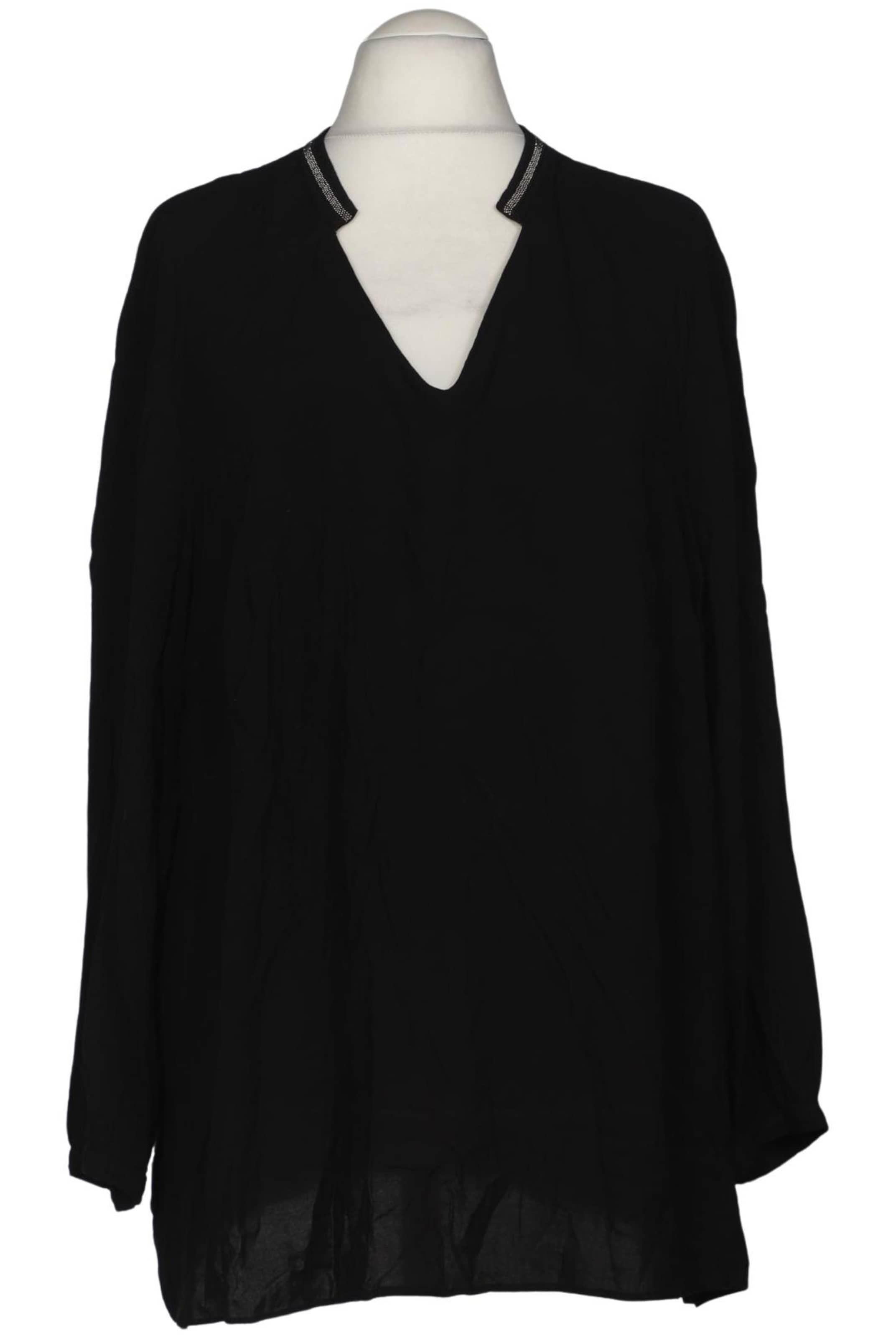 SAMOON Bluse 7XL in Schwarz: Vorderseite