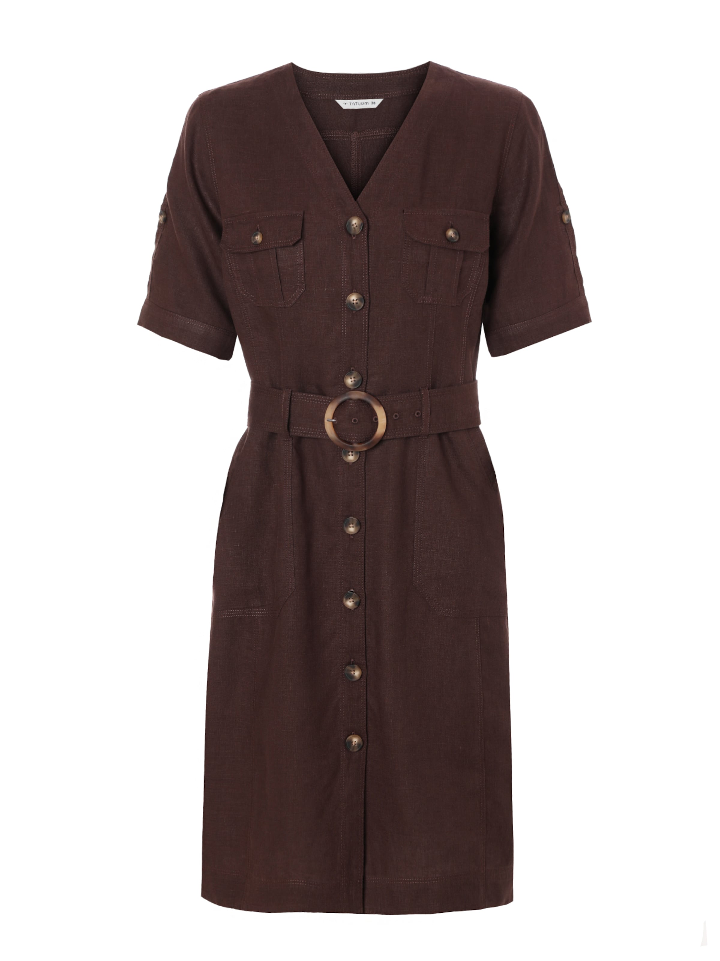 TATUUMHaljina 'Soforia' - smeđa boja: prednji dio