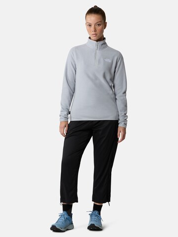 Pullover sportivo '100 Glacier' di THE NORTH FACE in grigio