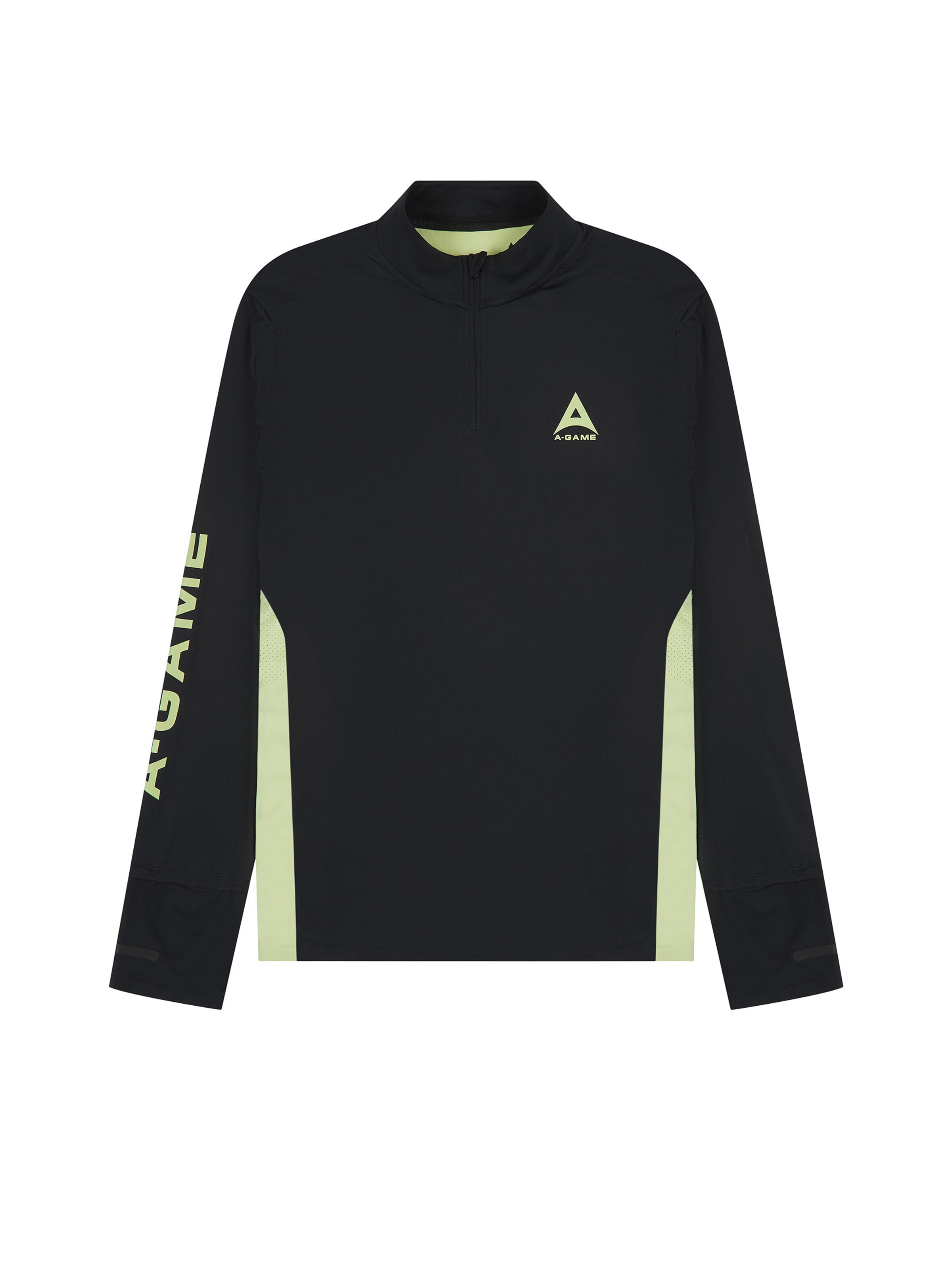 A-Game - Top desportivo em preto: frente