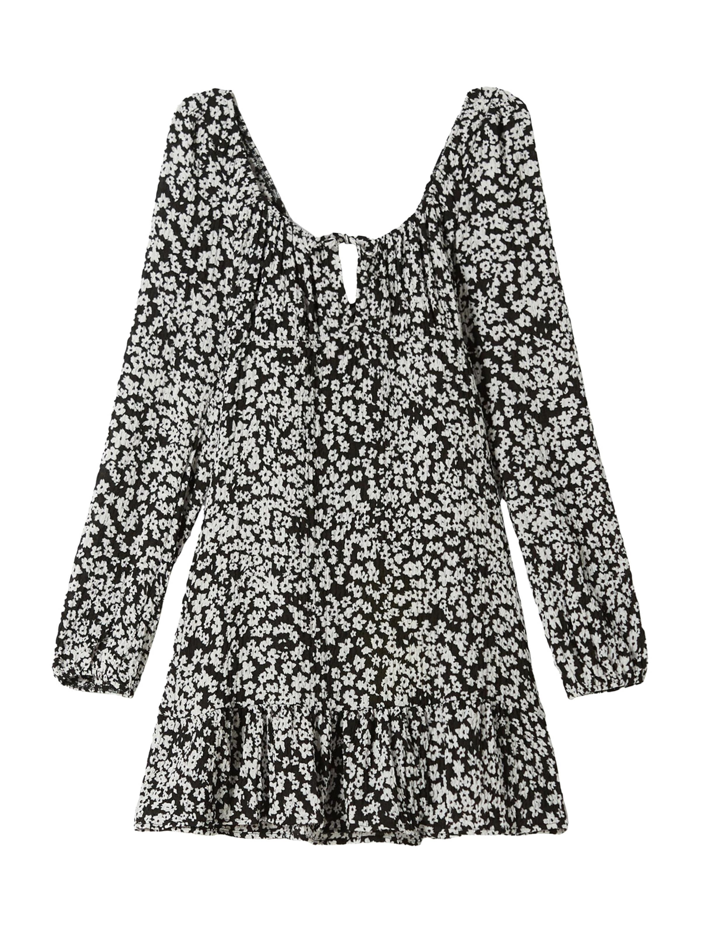 Bershka Рокля в черно: отпред