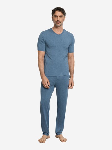 Hanro Regular Pyjamabroek ' Casuals ' in Blauw