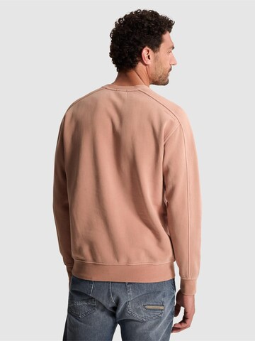 CAST IRON Sweatshirt 'Sweatshirt with off-placed logo' in Bruin