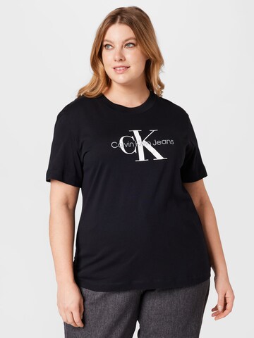 Calvin Klein Curve Shirt in Black: front