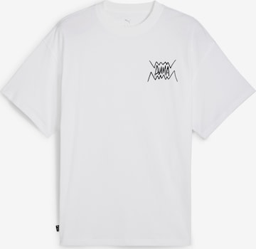 T-Shirt 'Jaws' PUMA en blanc : devant