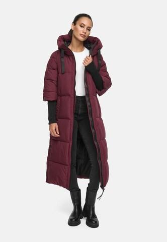 NAVAHOO Mantel 'Ciao Miau XIV' in Rot